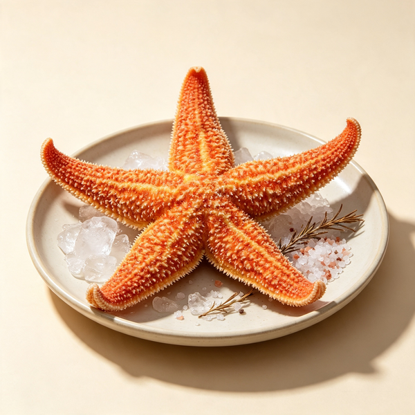 Cooked Frozen Edible Starfish