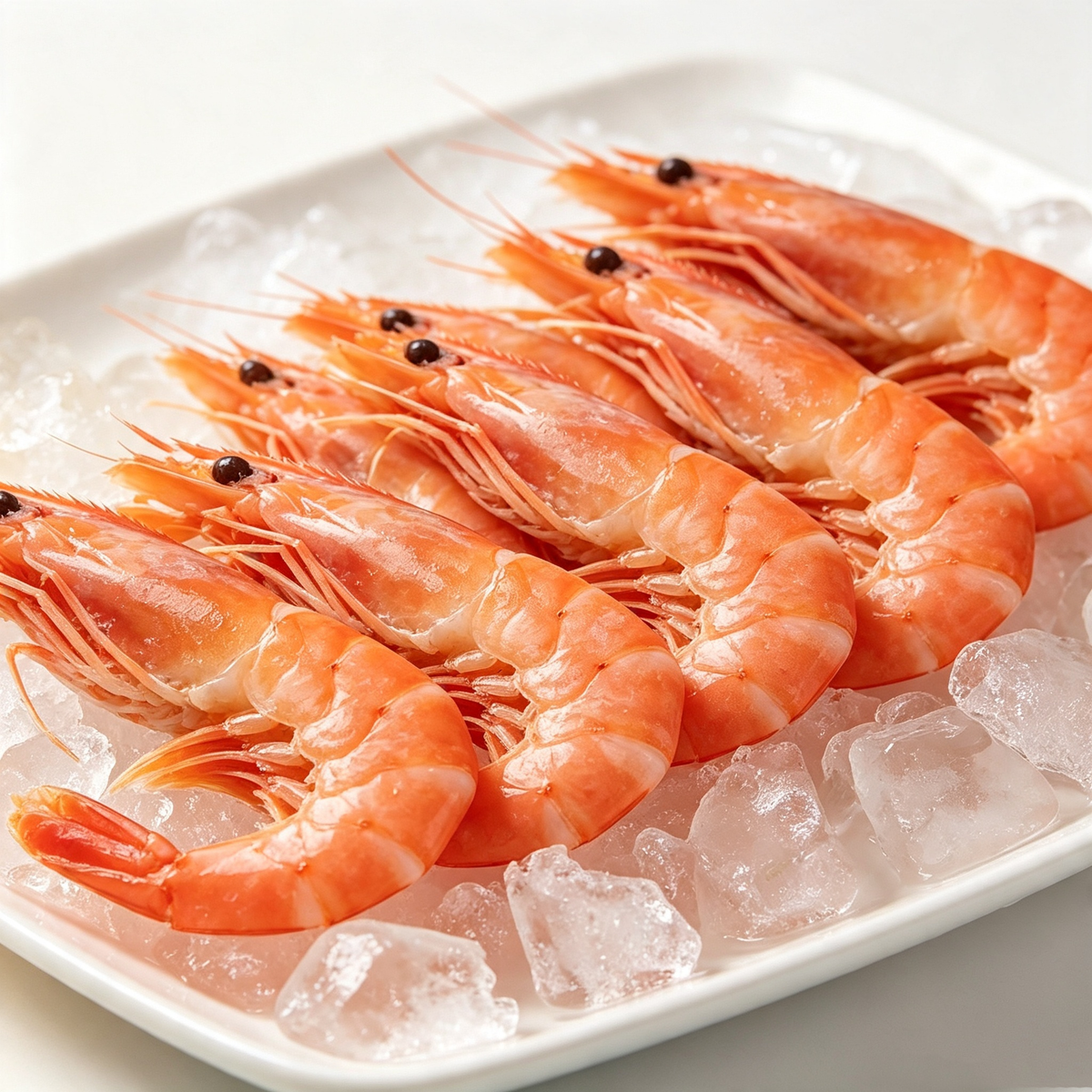 Cooked Frozen Deep-Sea Red Prawns